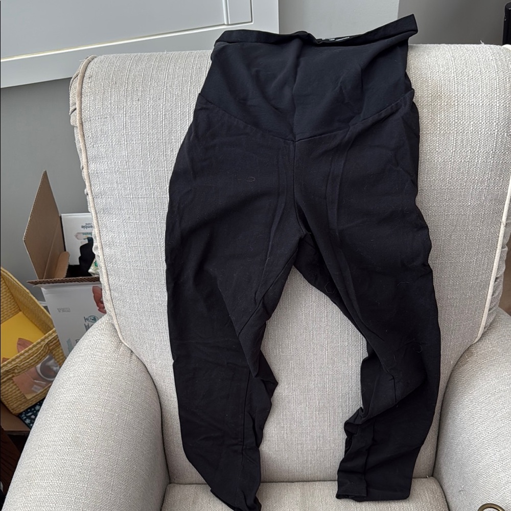 Motherhood Black Maternity Leggings